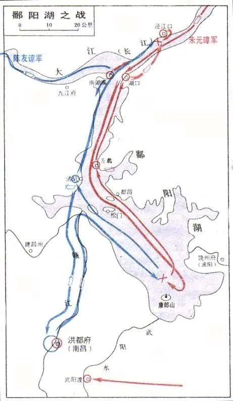 鄱阳湖大战遗址在哪 朱元璋大战鄱阳湖地址具体位置